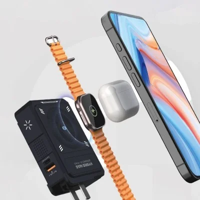 Pawa Hybrid Mag Magsafe Powerbank & Charger - Black